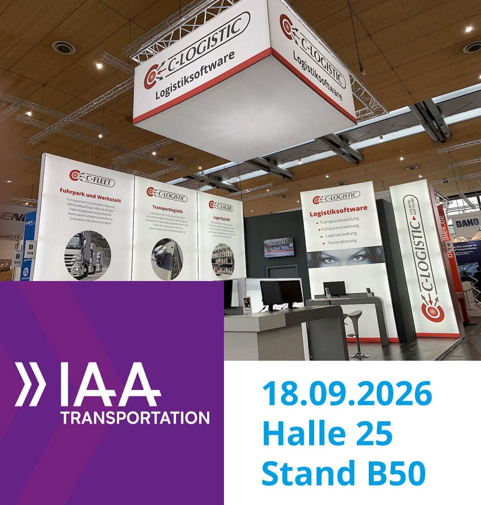 Besuchen Sie uns auf der IAA Transportation am 18.09.2026 in Halle 25 Stand B50