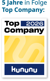 5 Jahre in Folge als Top Company ausgezeichnet