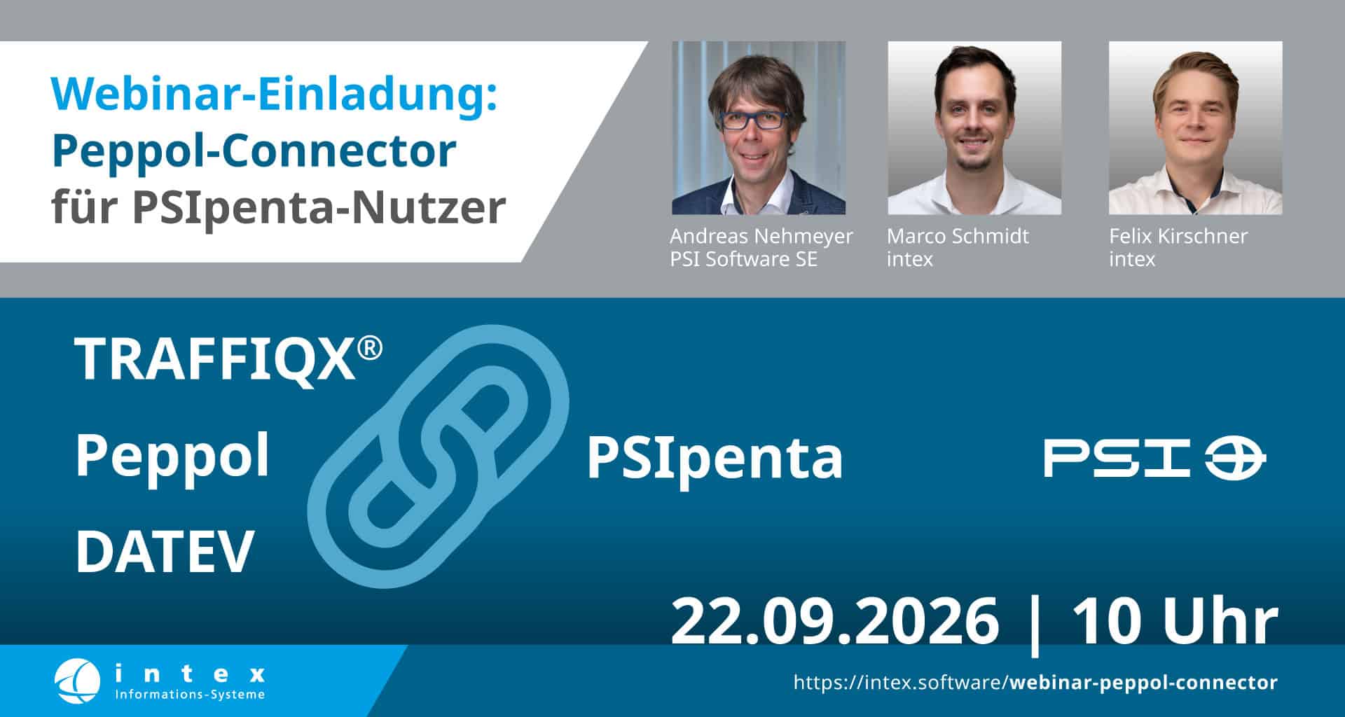 Webinar am 22.09.2026: E-Rechnungen vollautomatisch empfangen: Der neue Peppol-Anschluss für PSIpenta