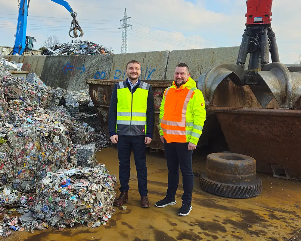 Toni Pick von intex und Michael Wolf von ALFA