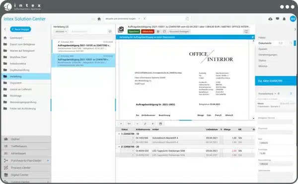 intex digitalisiert Geschäftsprozesse | intex Solution Center