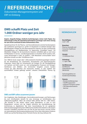 Erfahren Sie wie die Digitalisierung bei Groninger voranschreitet