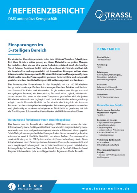 Erfahren Sie wie Trassl die Digitalisierung voranschreitet