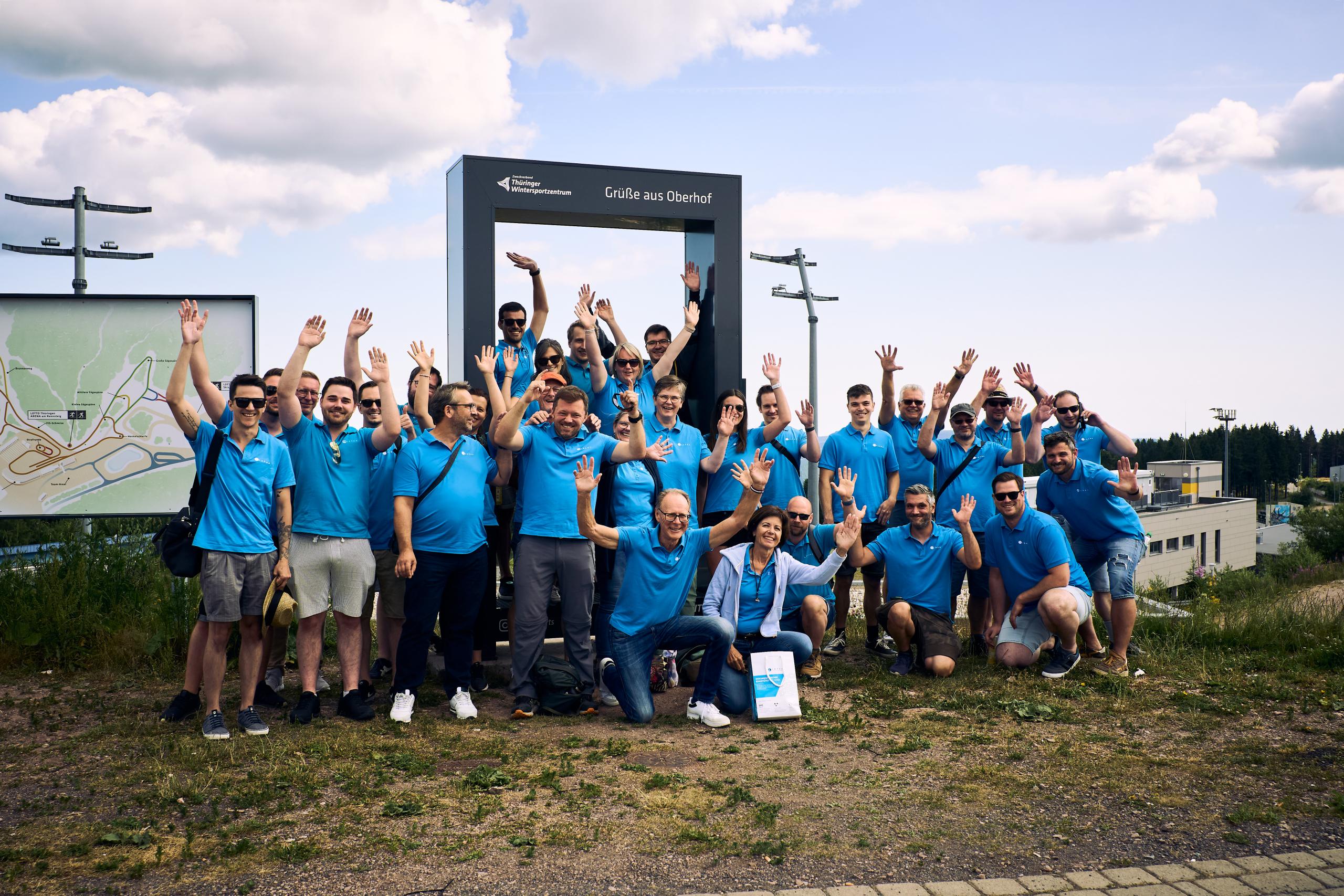 Betriebsausflug 2025 – Gruppenbild aus Oberhof