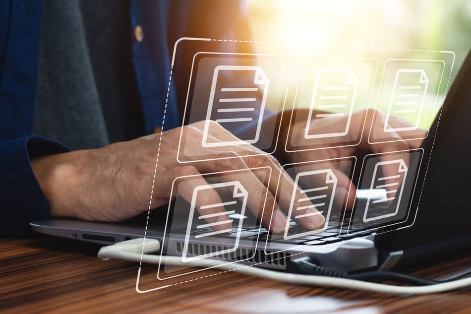 Eine Sharepoint Dokumentenverwaltung zeigt Ihnen alle Dokumente auf einen Blick.